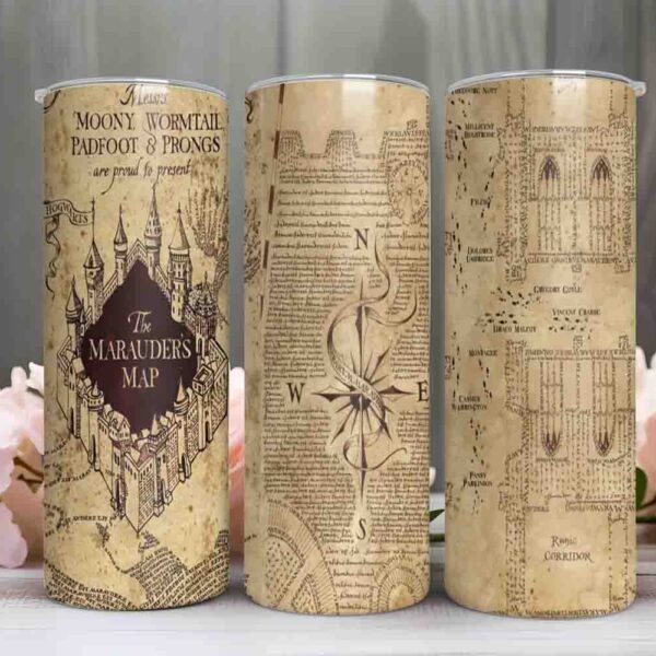 Harry Potter Tumbler marauders map