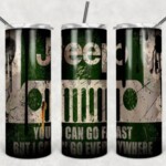 car skinny tumbler Jeep