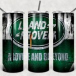 car skinny tumbler Land rover