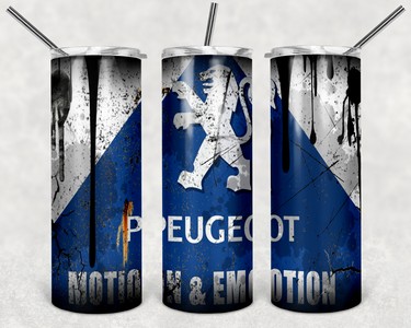 car skinny tumbler Peugeot