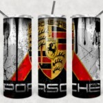 car skinny tumbler Porsche A