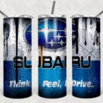 car skinny tumbler Subaru