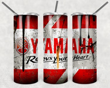 car skinny tumbler Yamaha