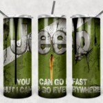 car skinny tumbler jeep A
