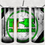 car skinny tumbler Kawasaki A