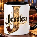 Harry Potter initial and name mug
