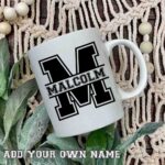 Sport Monogram and name mug