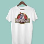 Purrasic park Devon cat T-shirt