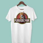 Purrasic park Main coon cat T-shirt