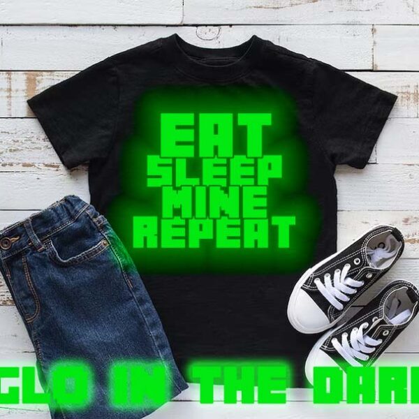 Minecraft Glow-in-the-Dark T-Shirt