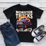 Monster trucks are my jam T-shirt 5