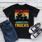 This kid loves monster trucks T-shirt