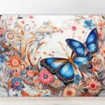 Cutting board with Butterflies