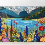 Cutting board with flowers 6