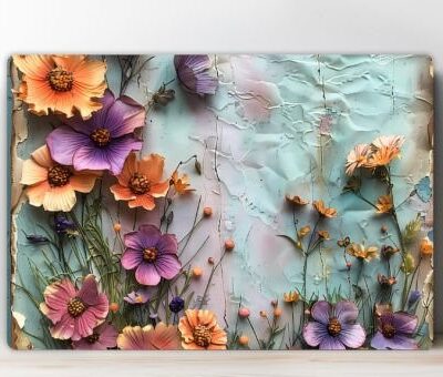 Cutting board with flowers 9