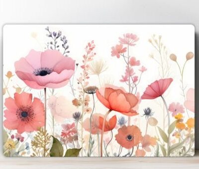 Cutting board with flowers 10