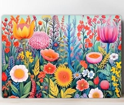 Cutting board with flowers11