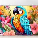 Cutting board with Parrot