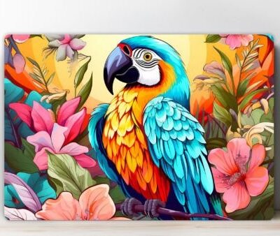Cutting board with Parrot