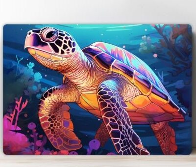Cutting board with turtle 2