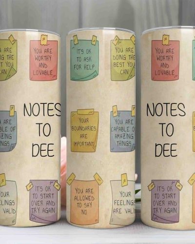 Personalised notes tumbler South Africa