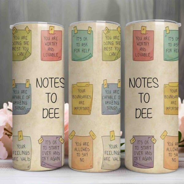 Personalised notes tumbler South Africa