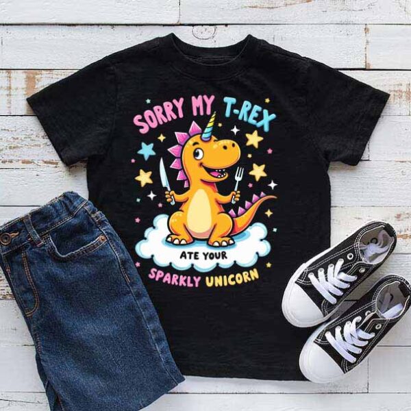 T-Rex Ate Your Unicorn T-shirt