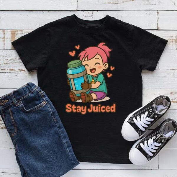 Stay Juiced Fortnite Chibi Gamer T-Shirt