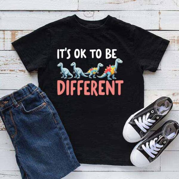 It’s OK to Be Different Dino T-shirt