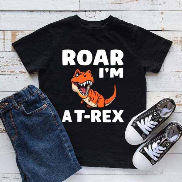 Roar I’m a T-Rex Kids Dinosaur T-shirt