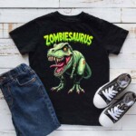 Zombiesaurus Kids Dinosaur T-shirt
