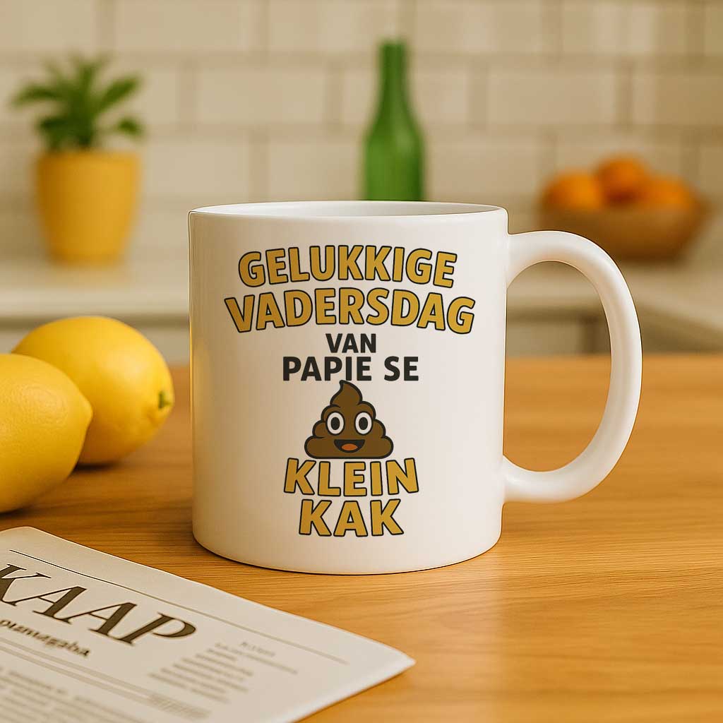 Gelukkige vadersdag van pappie se klein kak