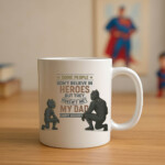 Super Dad Black Panther Mug