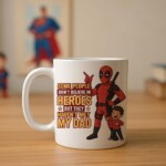 Super Dad Dead pool Mug