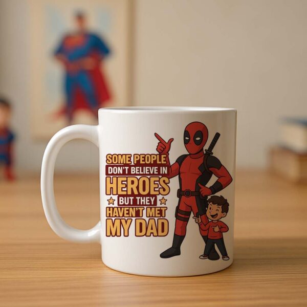 Super Dad Dead pool Mug