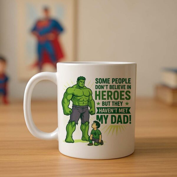 Super Dad Hulk Mug