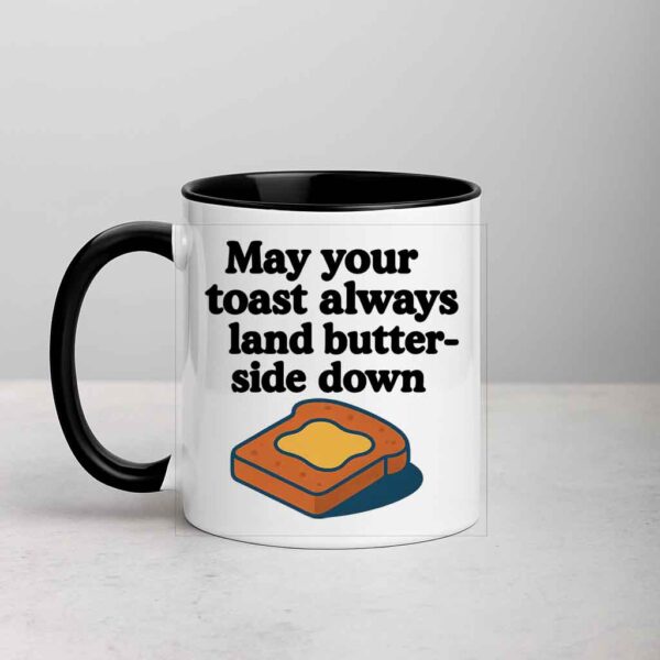 Petty Curse Mug – May Your Toast Always Land Butter-Side Down