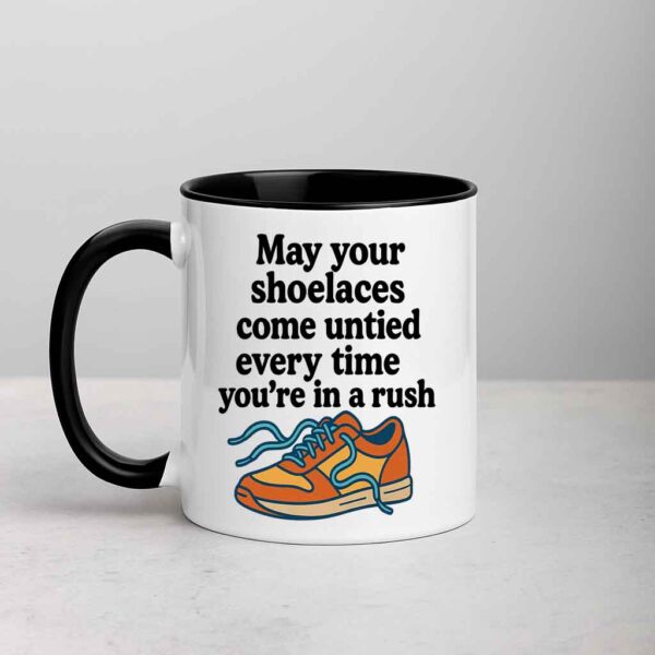 Petty Curse Mug – May Your Shoelaces Come Untied
