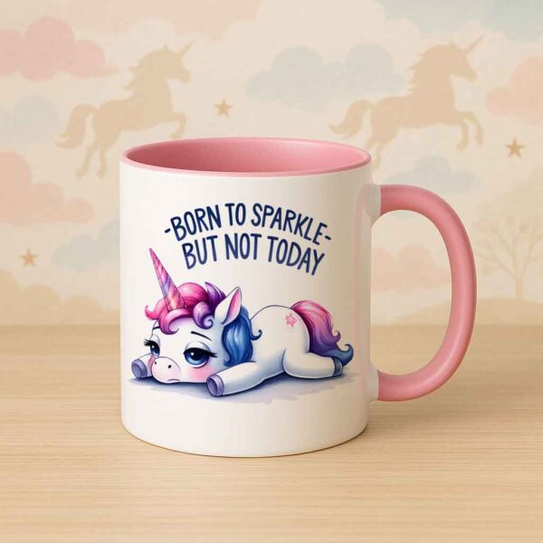 Born to Sparkle Unicorn Mug