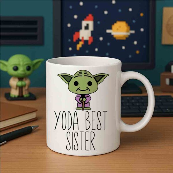 Yoda best Sister coffee mug