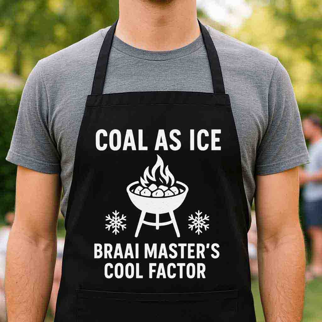 Braai Apron – Coal As Ice
