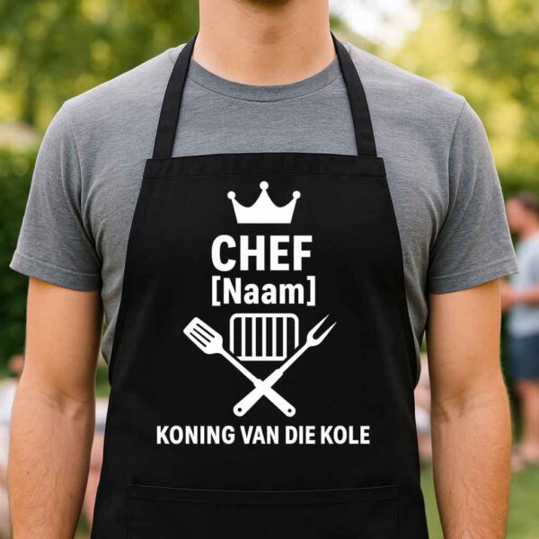 Afrikaans Braai Apron –Custom Chef [Naam]