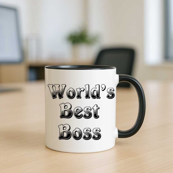 Boss Mug – Worlds Best Boss Vintage Text