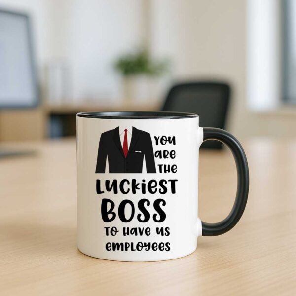 Boss Mug – Luckiest Boss to Have Us Employees