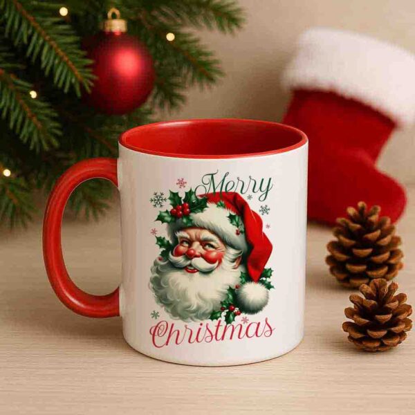 Christmas Mug – Classic Santa Merry Christmas
