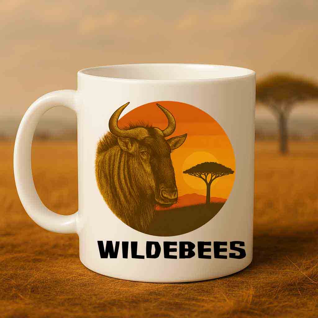 Wildlife Mug – Wildebeest Coffee Mug