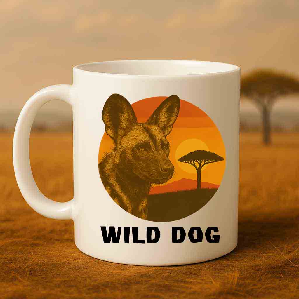 Wildlife Mug – Wild Dog Coffee Mug