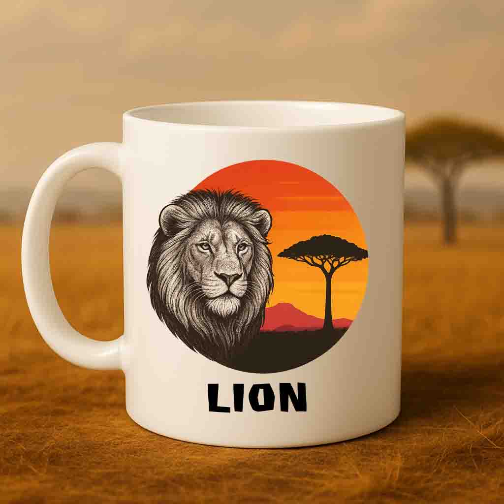 Wildlife Mug – Lion Coffee Mug