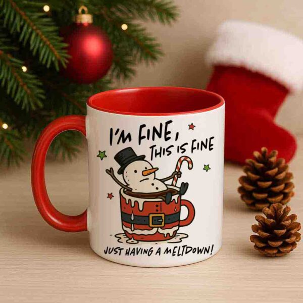 Christmas Mug – Melting Snowman