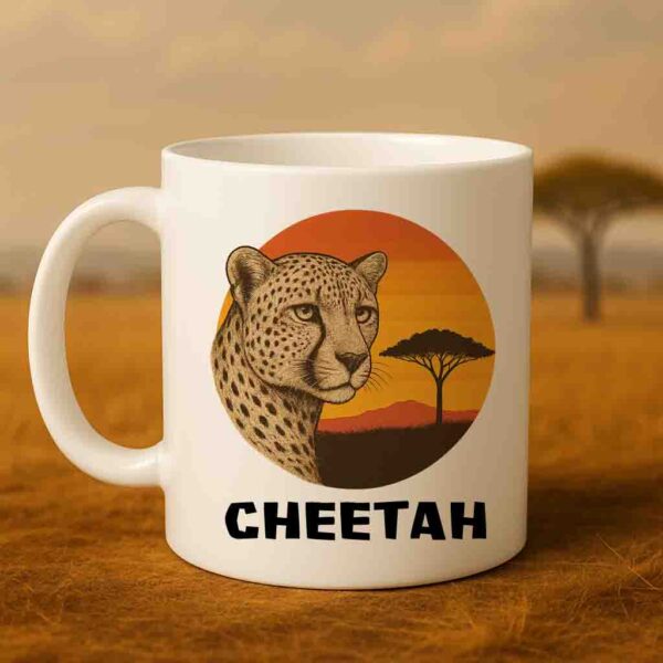 Wildlife Mug – Cheetah Coffee Mug